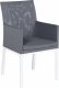 Beliani Zestaw 8 krzeseł ogrodowych szary BACOLI 4