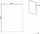 Beliani Obraz na płótnie lama 60 x 80 cm różowo-biały AFASSA 5