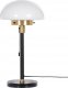 Lampa stołowa Beliani Lampka stołowa metalowa czarna MINIJA 1