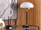Lampa stołowa Beliani Lampka stołowa metalowa czarna MINIJA 3