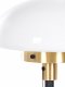 Lampa stołowa Beliani Lampka stołowa metalowa czarna MINIJA 4