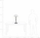 Lampa stołowa Beliani Lampka stołowa metalowa czarna MINIJA 7