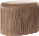 Beliani Welurowy puf ze schowkiem beżowy RICHLAND 1