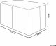 Beliani Pokrowiec ogrodowy 110 x 100 x 70 cm 8