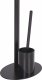 Beliani Stojak na papier i szczotkę toaletową czarny SARTO 4