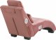 Beliani Szezlong welurowy z głośnikiem Bluetooth i portem USB różowy SIMORRE 4