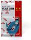 Kabel USB Logo USB-A - microUSB 1 m Niebieski 2