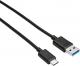 Kabel USB Logo USB-A - USB-C 1 m Czarny 2