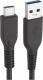 Kabel USB Logo USB-A - USB-C 1 m Czarny 4