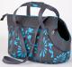 Hobbydog R2 Torba Grafit W Niebieskie Kwiaty 1