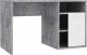 Biurko Forte Biurko Beton jasnoszary - Biały połysk 1