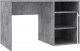 Biurko Forte Biurko Beton jasnoszary - Biały połysk 2