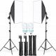 Lampa studyjna Retoo 2 LAMPY FOTOGRAFICZNE 1200W STATYW SOFTBOX 50X70cm 15