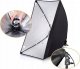 Lampa studyjna Retoo 2 LAMPY FOTOGRAFICZNE 1200W STATYW SOFTBOX 50X70cm 5