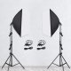 Lampa studyjna Retoo 2 LAMPY FOTOGRAFICZNE 1200W STATYW SOFTBOX 50X70cm 8