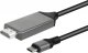 Kabel USB Retoo USB-C - HDMI 2 m Czarno-szary (E494) 3