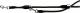 Trixie Smycz Active regulowana - Czarna 0.8 cm S-M 1
