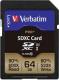 Karta Verbatim Pro+ SDXC 64 GB Class 10 UHS-I/U1  (49197) 1