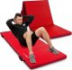 Marbo Sport Materac gimnastyczny składany twardy z rzepami 180 x 60 x 5 cm czerwony - Marbo Sport 1