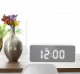 Retoo BUDZIK ZEGAR ELEKTRONICZNY TERMOMETR LUSTRO LED 24/7 5