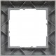 Legrand SUNO Ramka jednokrotna aluminium 721511 1