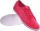 Pantofelek24 Wiązane czerwone tenisówki damskie /D7-1 12458 T096/ 39 2