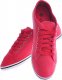 Pantofelek24 Wiązane czerwone tenisówki damskie /D7-1 12458 T096/ 39 4