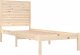 vidaXL vidaXL Rama łóżka, lite drewno, 75x190 cm, pojedyncza 4