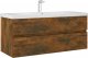 vidaXL vidaXL Szafka pod umywalkę, przydymiony dąb, 100x38,5x45 cm 6