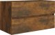 vidaXL vidaXL Szafka pod umywalkę, przydymiony dąb, 80x38,5x45 cm 1