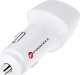 Ładowarka ForCell FORCELL CARBON ładowarka samochodowa Typ C 3.0 PD20W + USB QC3.0 18W 5A CC50-1A1C biała (Total 38W) 5