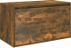 vidaXL vidaXL Ławka do przedpokoju, 80x40x45 cm, przydymiony dąb 1