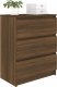 vidaXL vidaXL Szafka, brązowy dąb, 60x35x76 cm, materiał drewnopochodny 7