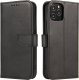 Hurtel Magnet Case elegancki futerał etui pokrowiec z klapką i funkcją podstawki Realme 9i czarny 1
