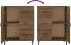 vidaXL Szafka, brązowy dąb, 69,5x34x90 cm 8