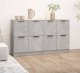 vidaXL Komody, 2 szt., szarość betonu, 60x30x70 cm 1