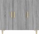 vidaXL vidaXL Szafka, szary dąb sonoma, 90x34x80 cm, materiał drewnopochodny 3