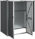vidaXL vidaXL Szopa ogrodowa, antracytowa, 161x89x161 cm, stal galwanizowana 4