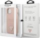 Guess Guess GUHCP13MPSATPP iPhone 13 6,1" różowy/pink hardcase SaffianoTriangle Logo Cardslot 7