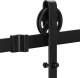 Springos System do drzwi przesuwnych 183 cm barn door, prowadnica z okuciami do 100 kg czarny UNIWERSALNY 10