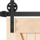 Springos System do drzwi przesuwnych 183 cm barn door, prowadnica z okuciami do 100 kg czarny UNIWERSALNY 9