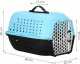 Springos Transporter dla kota psa gryzoni do 7 kg 48x33x28 cm niebiesko-czarny UNIWERSALNY 11