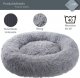 Petstuff Petstuff Legowisko dla psa , okrągłe, jasnoszare, 120 cm 3