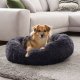 Petstuff Petstuff Legowisko dla psa, okrągłe, ciemnoszare, 80 cm 1