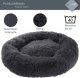 Petstuff Petstuff Legowisko dla psa, okrągłe, ciemnoszare, 80 cm 3