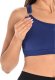 Teyli Top biustonosz do karmienia bawełniany Maya jeans Jeans XS 4