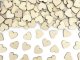 Party Deco Drewniane konfetti Serca, 2x2cm one size 1