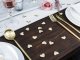Party Deco Drewniane konfetti Serca, 2x2cm one size 1