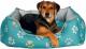 Trixie Legowisko Jimmy, 75 × 65 cm, turquoise/grey 2
