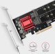 Kontroler Axagon PCI-Express PCEM2-ND 3